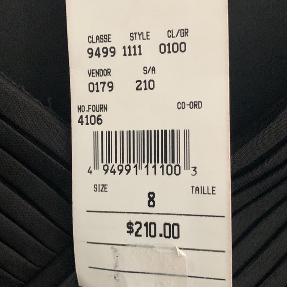 NWT Laura Size 8 Black Evening Dress - Picture 9 of 10